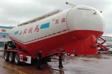 金克9.6米32.6吨3轴中密度粉粒物料运输半挂车(STM9405GFL)