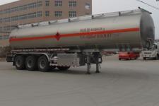 程力威11.7米33.2吨铝合金易燃液体罐式运输半挂车(CLW9400GRYLVI)