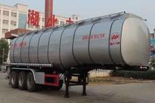 中汽力威12.1米29.6吨3轴食用油运输半挂车(HLW9400GSY)