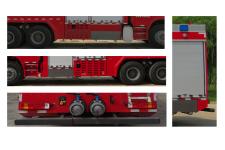 天河牌LLX5325GXFGP120/H型干粉泡沫联用消防车图片