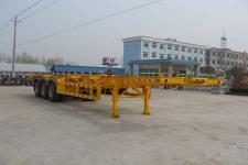 程力威12.4米33.1吨3轴集装箱运输半挂车(CLW9400TJZG)