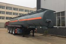程力威9.9米33吨3轴腐蚀性物品罐式运输半挂车(CLW9409GFWB)