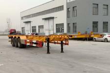 元永达14米34.3吨3轴集装箱运输半挂车(ZYD9400TJZE)