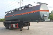 程力威8.8米27.6吨2轴腐蚀性物品罐式运输半挂车(CLW9350GFWC)