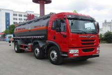 中汽力威牌HLW5256GFW5CA型腐蚀性物品罐式运输车图片