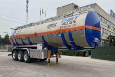 瑞江11.4米33.6吨3轴铝合金易燃液体罐式运输半挂车(WL9401GRYJ02)