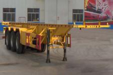 梁郓12.4米33.8吨集装箱运输半挂车(SLY9400TJZ)