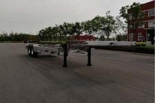 忠旺14米31.5吨铝合金集装箱运输半挂车(MBS9350TJZLH)