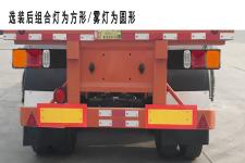 九州华川牌YND9400TJZ型集装箱运输半挂车图片