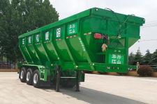 华兴江山9.7米31.8吨3轴散装粮食运输半挂车(SMW9401ZLS)