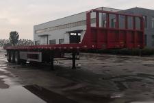 通勤12米33.5吨3轴平板半挂车(TDG9400TPB)