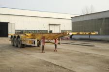 郓腾12.3米34.5吨3轴集装箱运输半挂车(HJM9400TJZ)