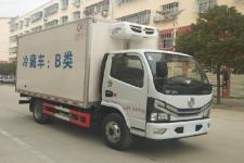 國六東風多利卡4米2食品冷藏車|東風藍牌4.2米疫苗冷藏車|海鮮生鮮運輸車