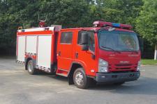新东日牌YZR5100GXFSG35/Q6A型水罐消防车