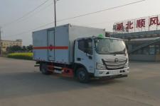 國六福田歐馬可4米1易燃氣體廂式運輸車 醫療廢物運輸車
