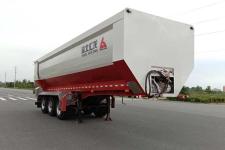 龙星汇7.6米32.9吨3轴散装粮食运输半挂车(HLV9401ZLS)