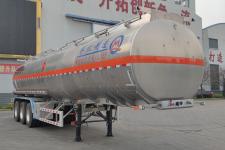 齐机12.4米33.3吨3轴铝合金易燃液体罐式运输半挂车(QLZ9402GRY)
