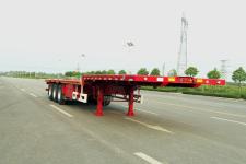 华骏13米34.2吨3轴平板运输半挂车(ZCZ9400TPBHJD)