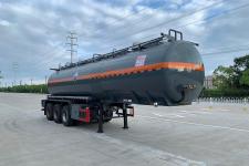 楚飞10.4米30.9吨3轴腐蚀性物品罐式运输半挂车(CLQ9402GFWB)