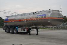 欧曼牌HFV9402GRYA型铝合金易燃液体罐式运输半挂车
