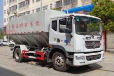 国六D9东风12吨散装饲料运输车，饲料运输车