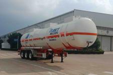 瑞江11.6米32.5吨3轴腐蚀性物品罐式运输半挂车(WL9400GFW03)