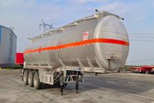 楚飞11米33.2吨3轴铝合金易燃液体罐式运输半挂车(CLQ9400GRYBA)