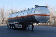 金玺11.9米33.1吨3轴铝合金易燃液体罐式运输半挂车(WPH9404GRYL)