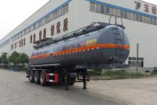 特运10.8米30.6吨3轴腐蚀性物品罐式运输半挂车(DTA9405GFWB)